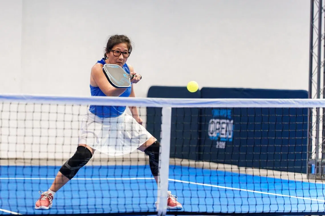 Serving up joy: Singapore seniors get active on the pickleball court