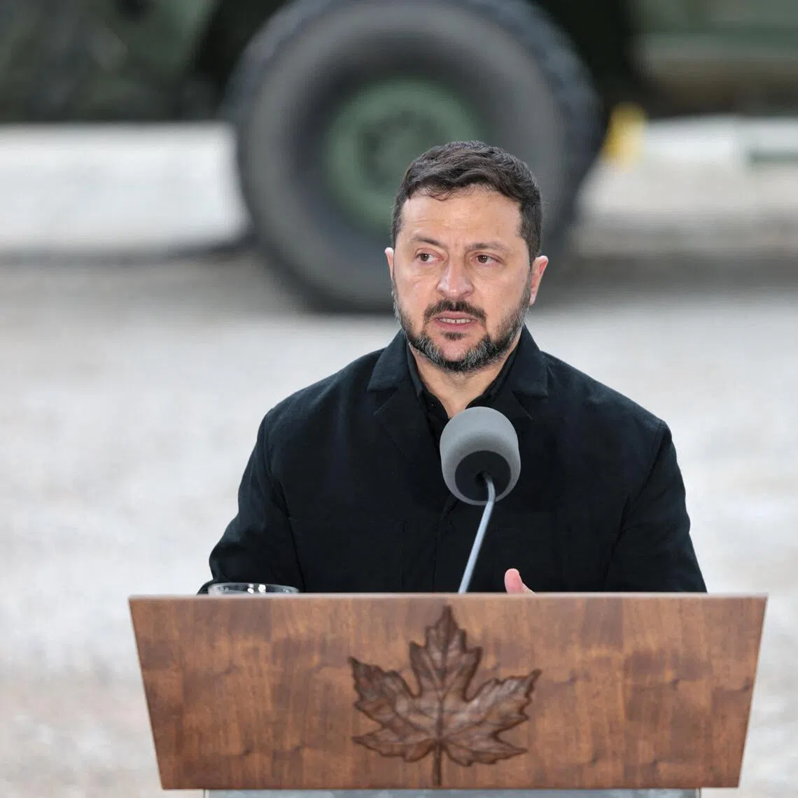 Ukraine’s President Volodymyr Zelensky floated seven unspecified draft laws which he said were “needed to finance the state budget deficit”.