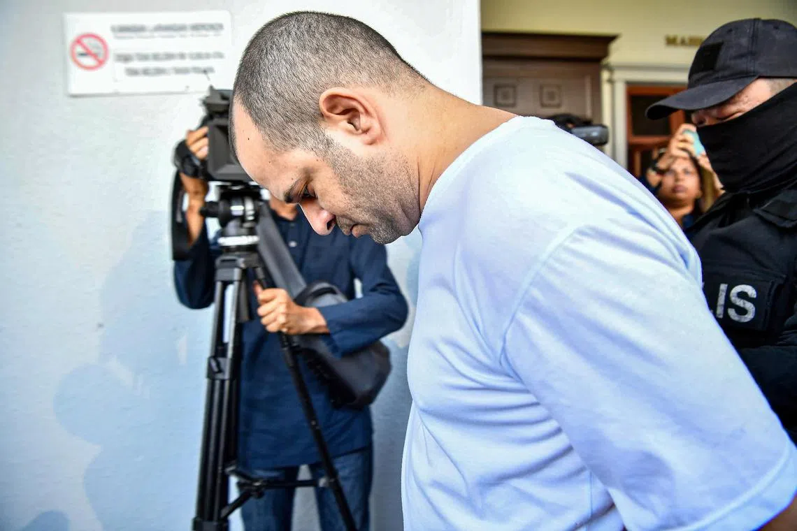 A Malaysian court on Feb 26 sentenced Israeli man Avitan Shalom to seven years in prison after he pleaded guilty to carrying six guns and dozens of bullets.