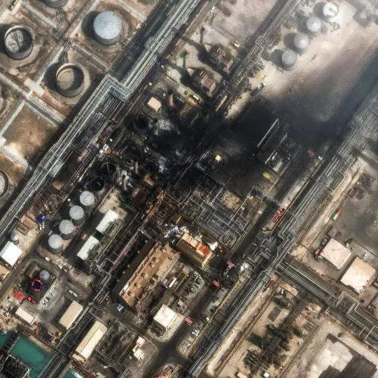 Like the stricken Saudi Aramco Ras Tanura refinery complex (above), the petrodollar has suffered a blow from Iranian attacks as Tehran looks to other currencies in payment for its oil.  