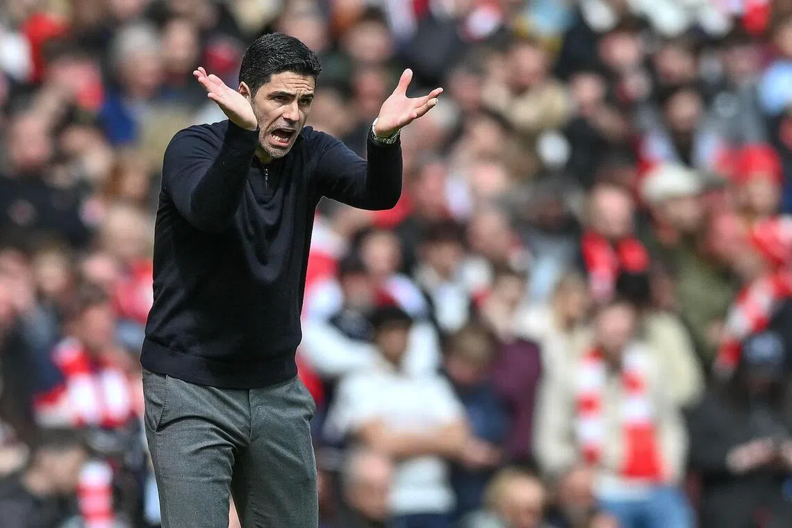 Fatigue no excuse as Mikel Arteta urges spluttering Arsenal to respond