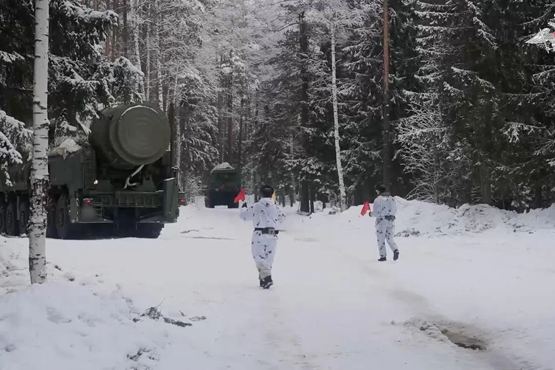 Russia practises manoeuvres with Yars intercontinental ballistic ...