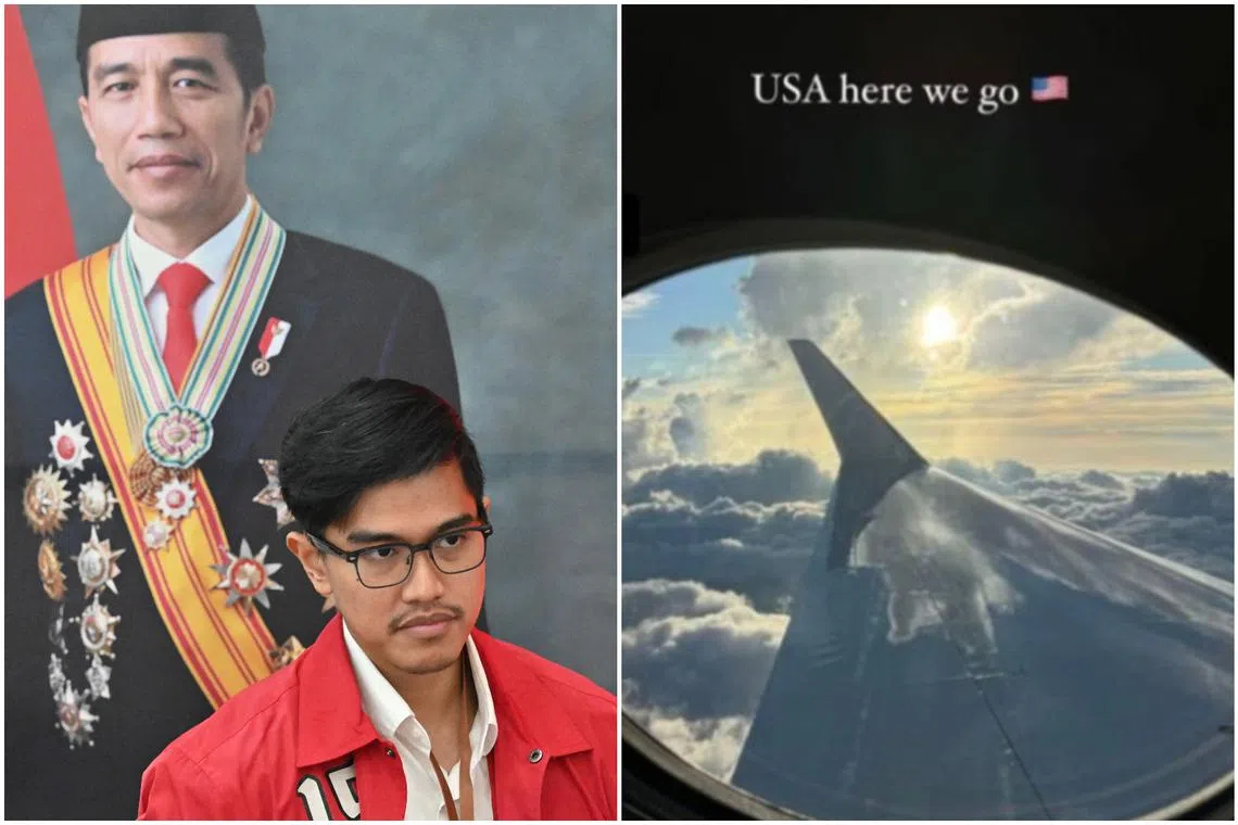Public criticism levelled at Mr Kaesang Pangarep, the younger son of Indonesian President Joko Widodo, and his wife as the pair travelled to the US on a private jet.