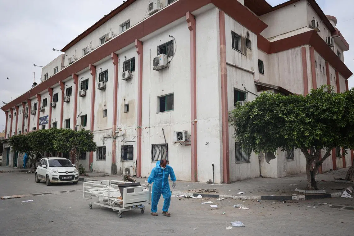 Over a week in February, the hospital was attacked when Khan Yunis was the focus of fighting and soldiers raided it.