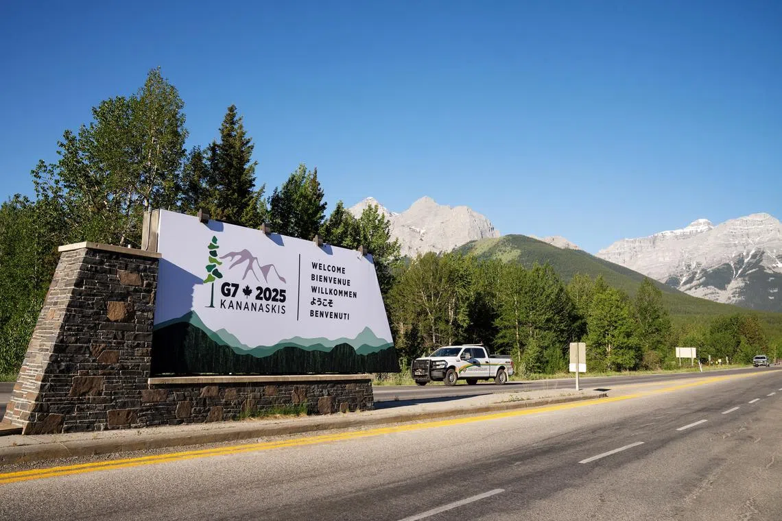 FILE PHOTO: Fish and Wildlife officers patrol the area in Kananaskis Country, where the leaders of the G7 will meet from June 15 to 17, 2025 in Alberta, Canada, June 9, 2025. REUTERS/Todd Korol/ File Photo