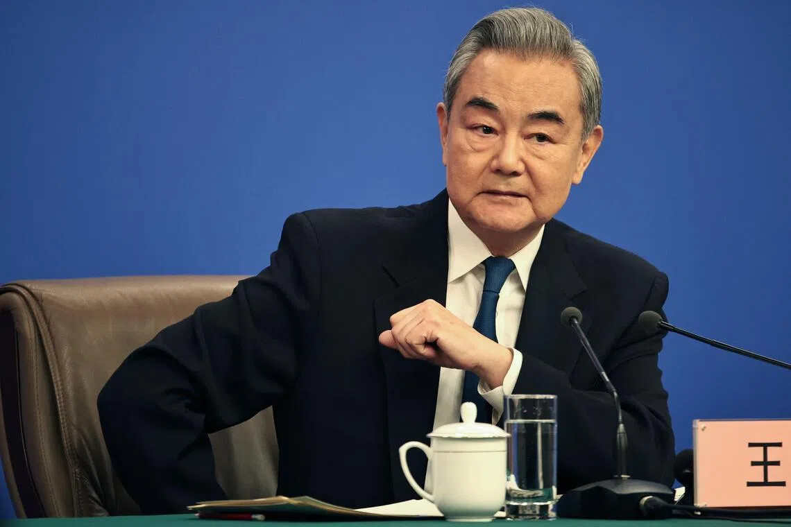 Wang Yi press conference on foreign policy: 5 key takeaways | The Straits  Times