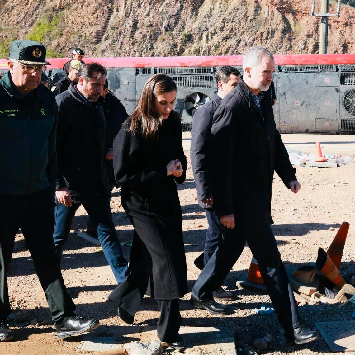 King Felipe VI said he wanted to “convey the affection of the entire country” to the victims.