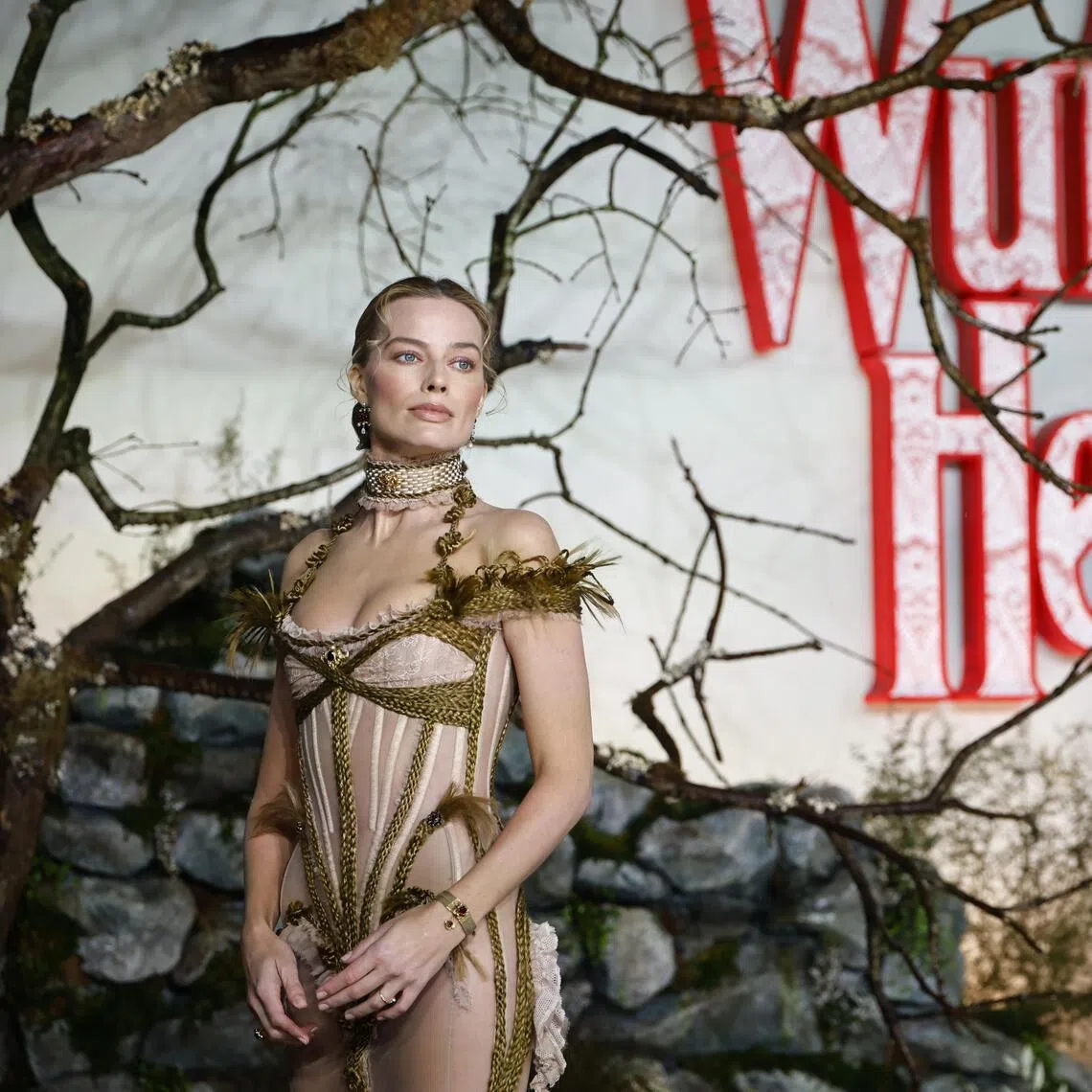 Actress Margot Robbie at the premiere of Wuthering Heights in London on Feb 5, 2026.