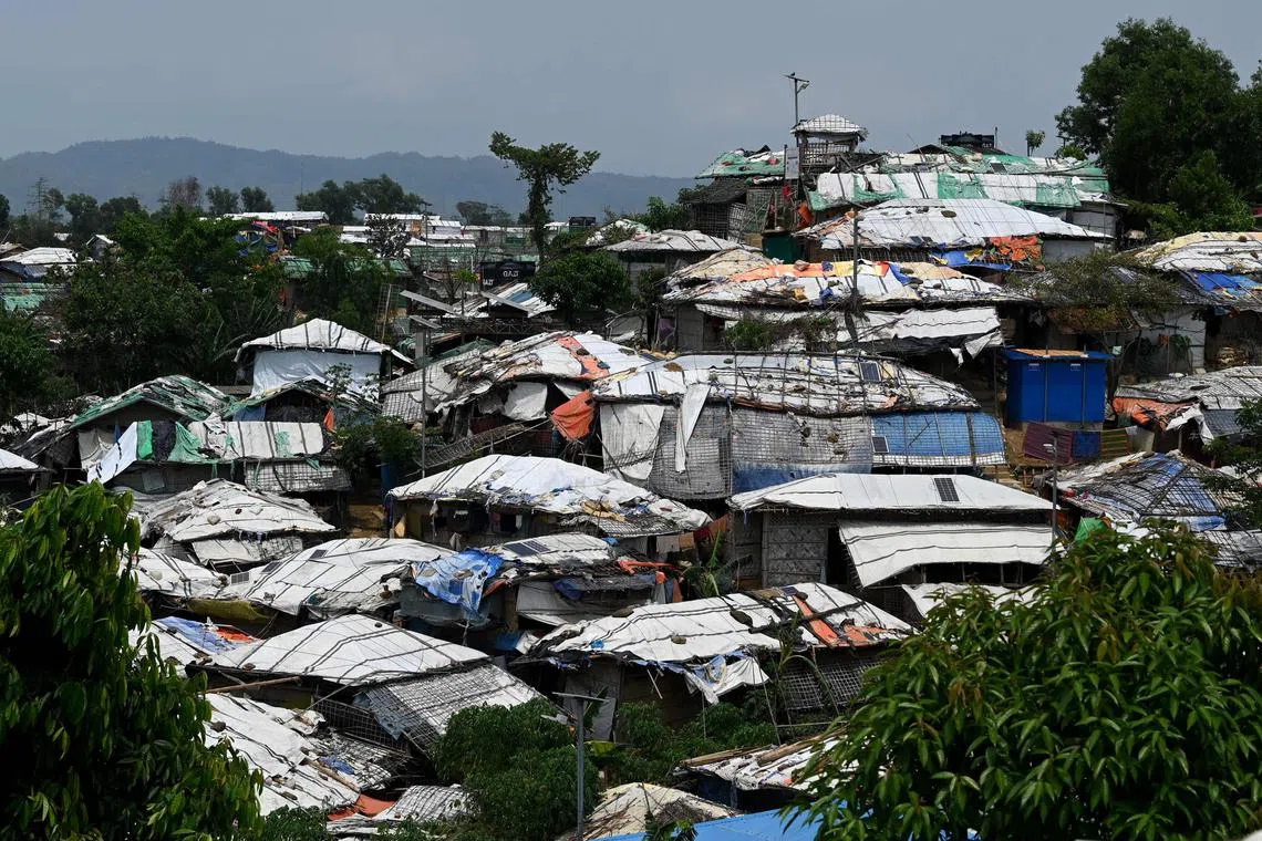 Nearly 1 million Rohingya live in crowded conditions in Bangladesh.