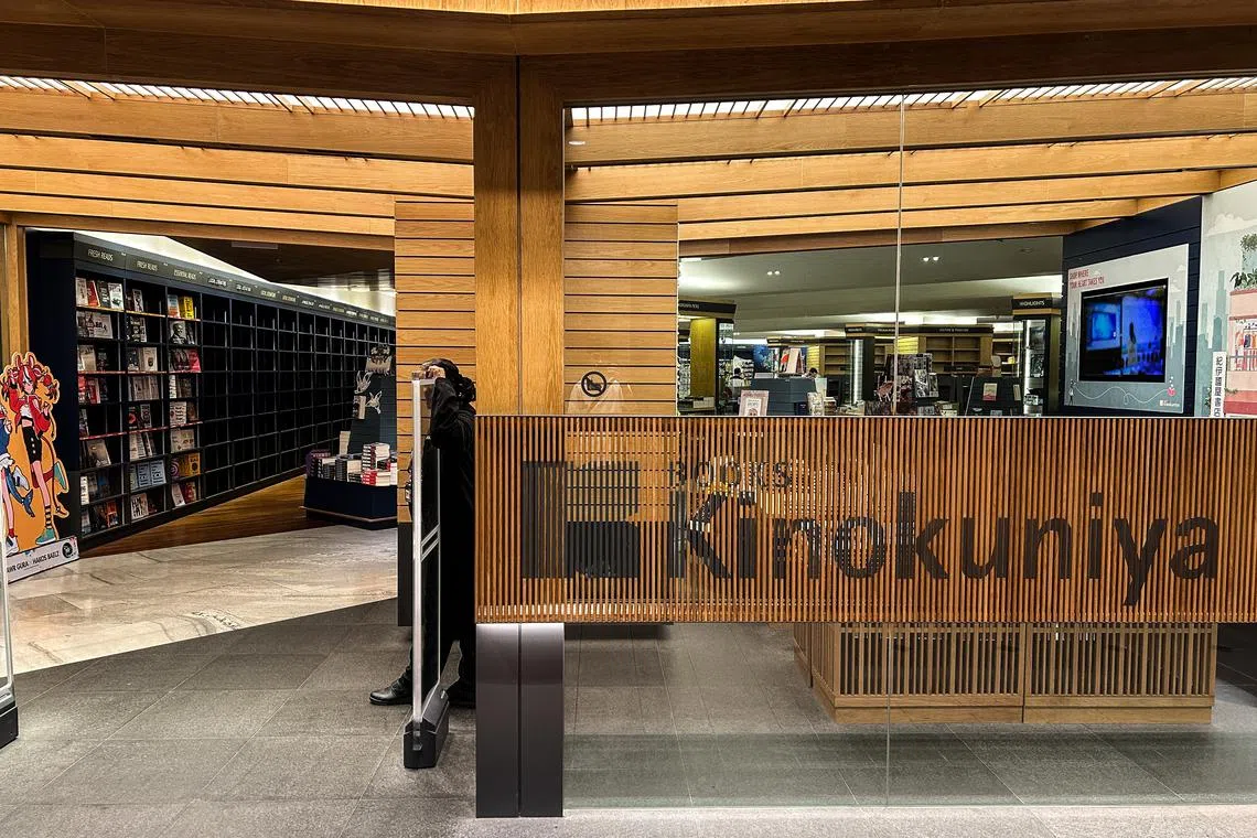 Books Kinokuniya in Ngee Ann City. The flagship store will have its size reduced after rental negotiations.
