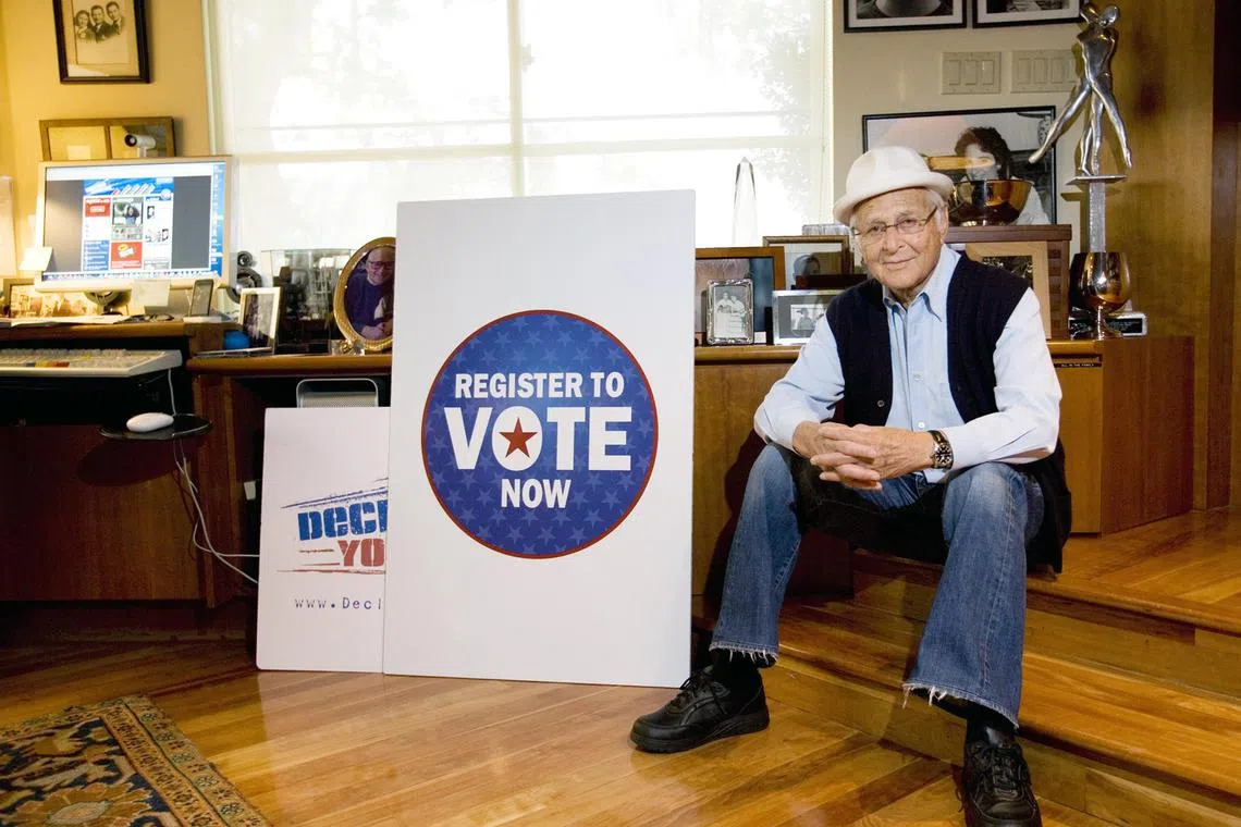 Producer-writer Norman Lear addressed race, abortion and other social issues rarely seen before on US television.