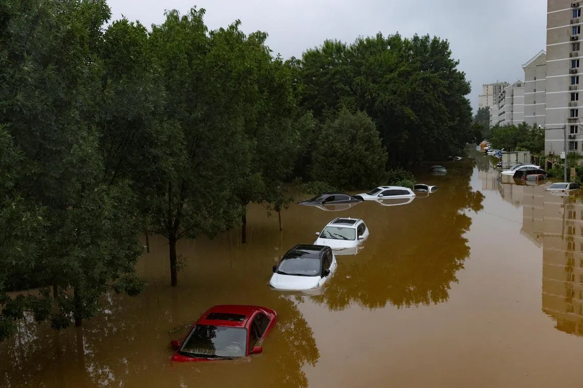 Beijing has been hit by record downpours in recent weeks, damaging infrastructure and deluging swathes of the city’s suburbs and surrounding areas.
