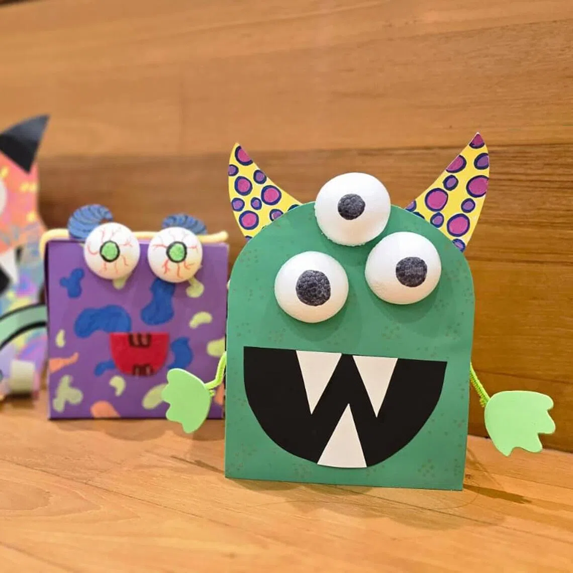Kids can join a Monster Builders craft workshop at the Keppel Centre for Arts Education. 