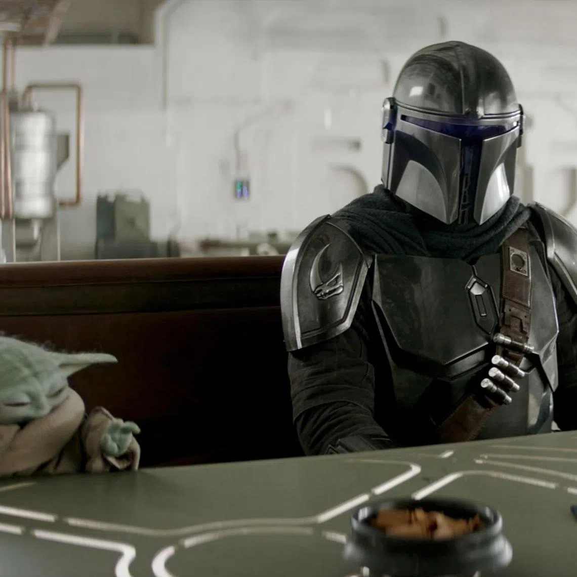 Mandalorian And Grogu, the first Star Wars movie in seven years, tells the story of a helmeted bounty hunter (Pedro Pascal) and his small, green sidekick nicknamed Baby Yoda. 