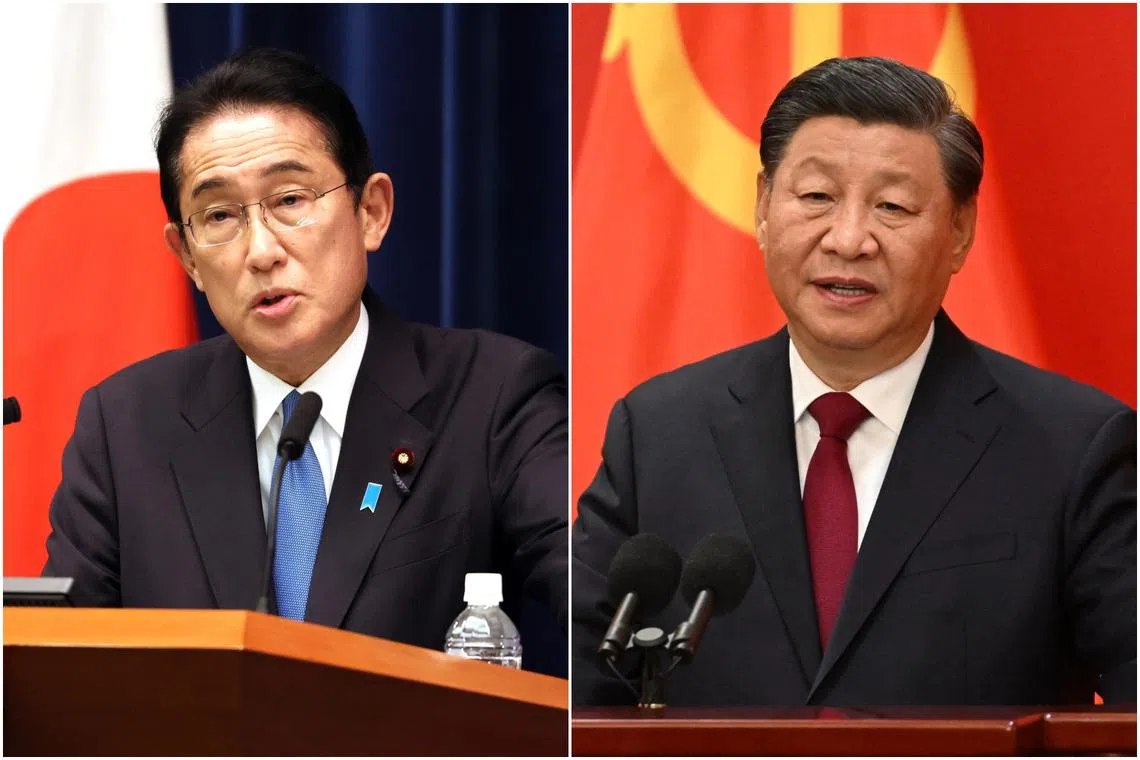 The meeting between Fumio Kishida and Xi Jinping would be held alongside an international conference set to take place in South-east Asia.