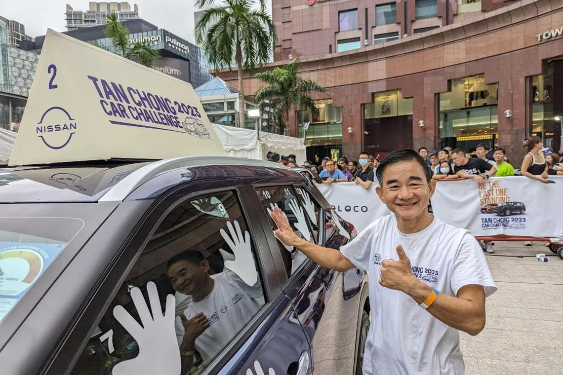 hscar06 - Mr Chan Kok Seng, 56, won the 2023 Tan Chong Car Challenge, formerly known as the Subaru Car Challenge.