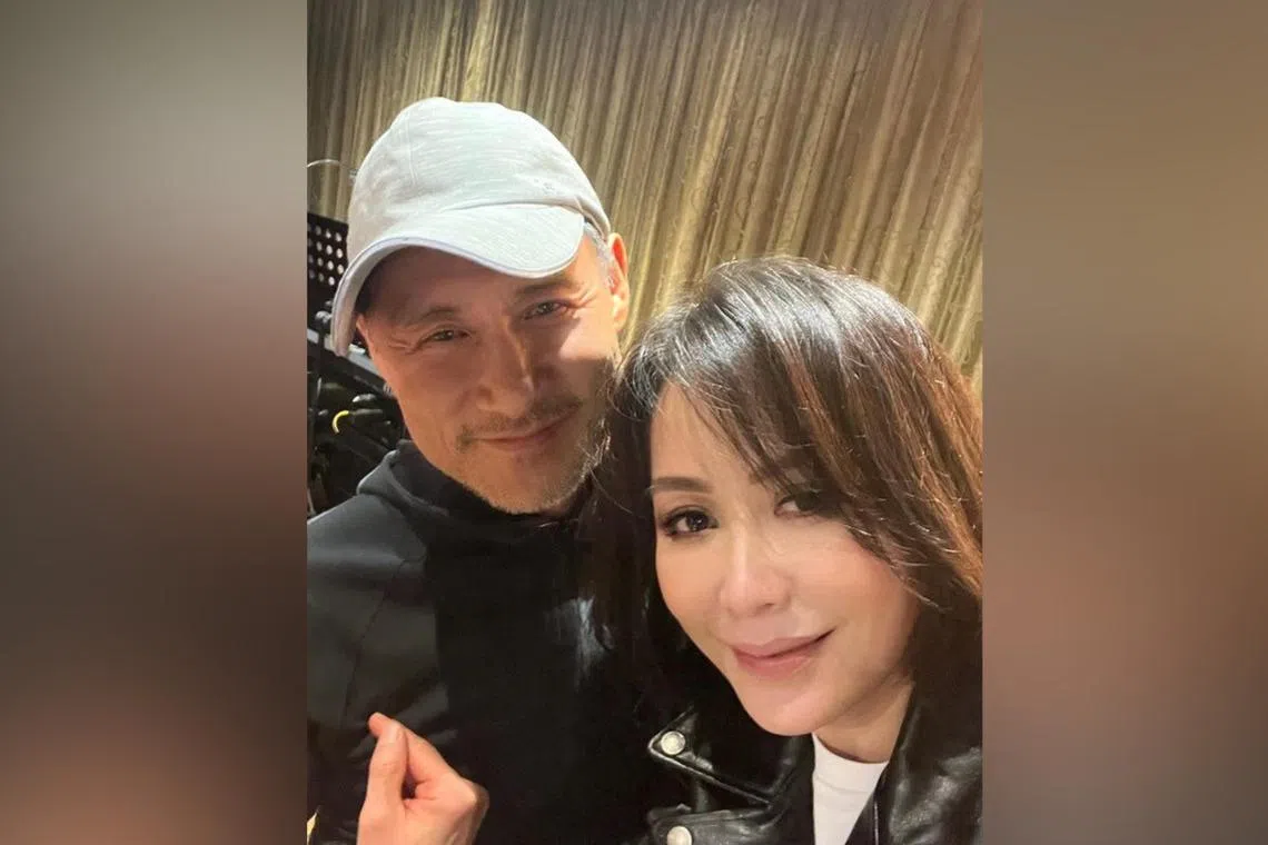 Carina Lau has revealed that she and Jacky Cheung enjoy ribbing each other.