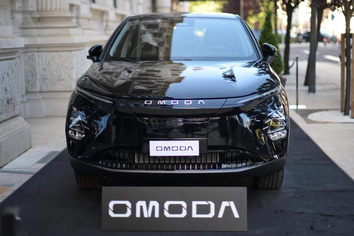 Omoda 5 EV is made by Chinese automaker Chery, which is partnering Spain’s Ebro-EV Motors. to produce cars