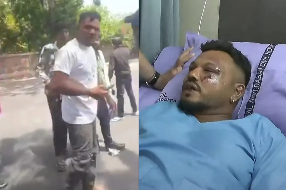 Sole survivor Ramesh Viswashkumar was in seat 11A near the emergency exit and managed to escape the crashed plane.