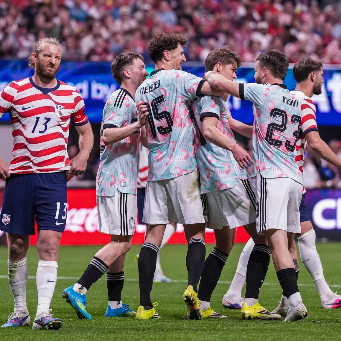 The thrashing comes as a wake-up call just 75 days before the tournament for the Americans.