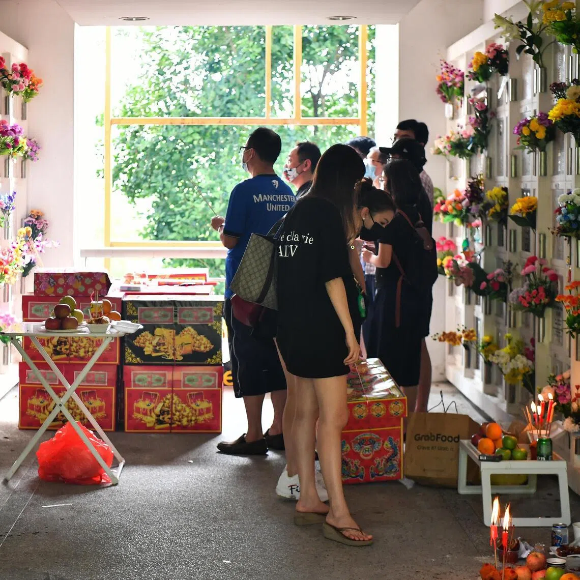 NEA encouraged visitors paying respects at cemeteries and columbaria to visit on off-peak days.