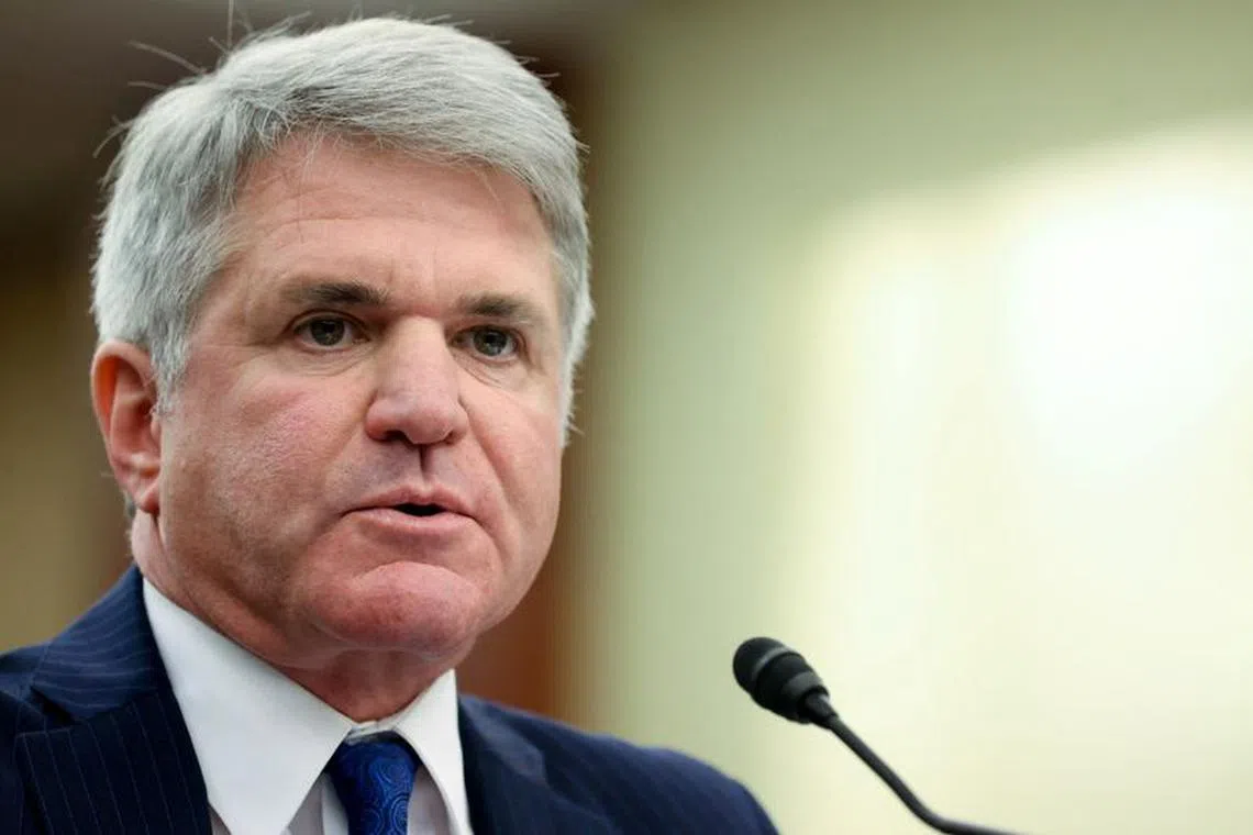 FILE PHOTO: U.S. Representative Michael McCaul (R-TX) participates in a Republican-led forum on the possible origins of the COVID-19 coronavirus outbreak in Wuhan, China, on Capitol Hill in Washington, U.S. June 29, 2021.  REUTERS/Jonathan Ernst/File Photo