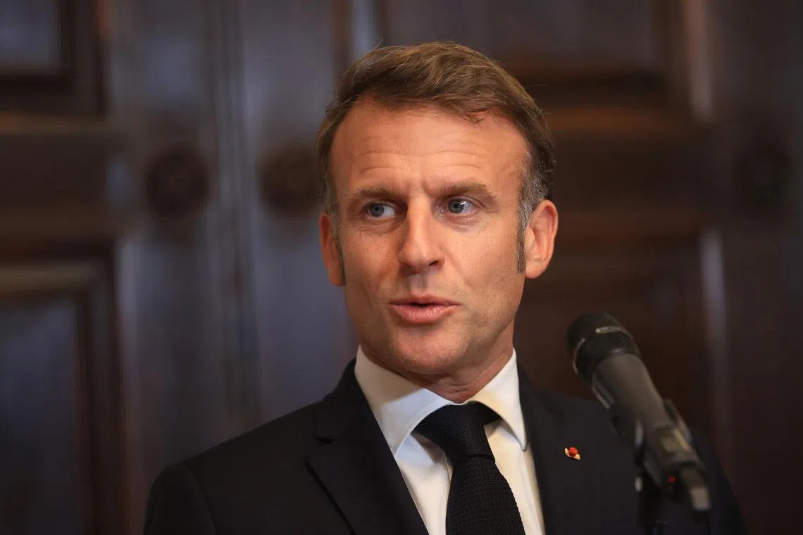 President Emmanuel Macron said France intends to recognise a Palestinian state in September at the United Nations General Assembly.