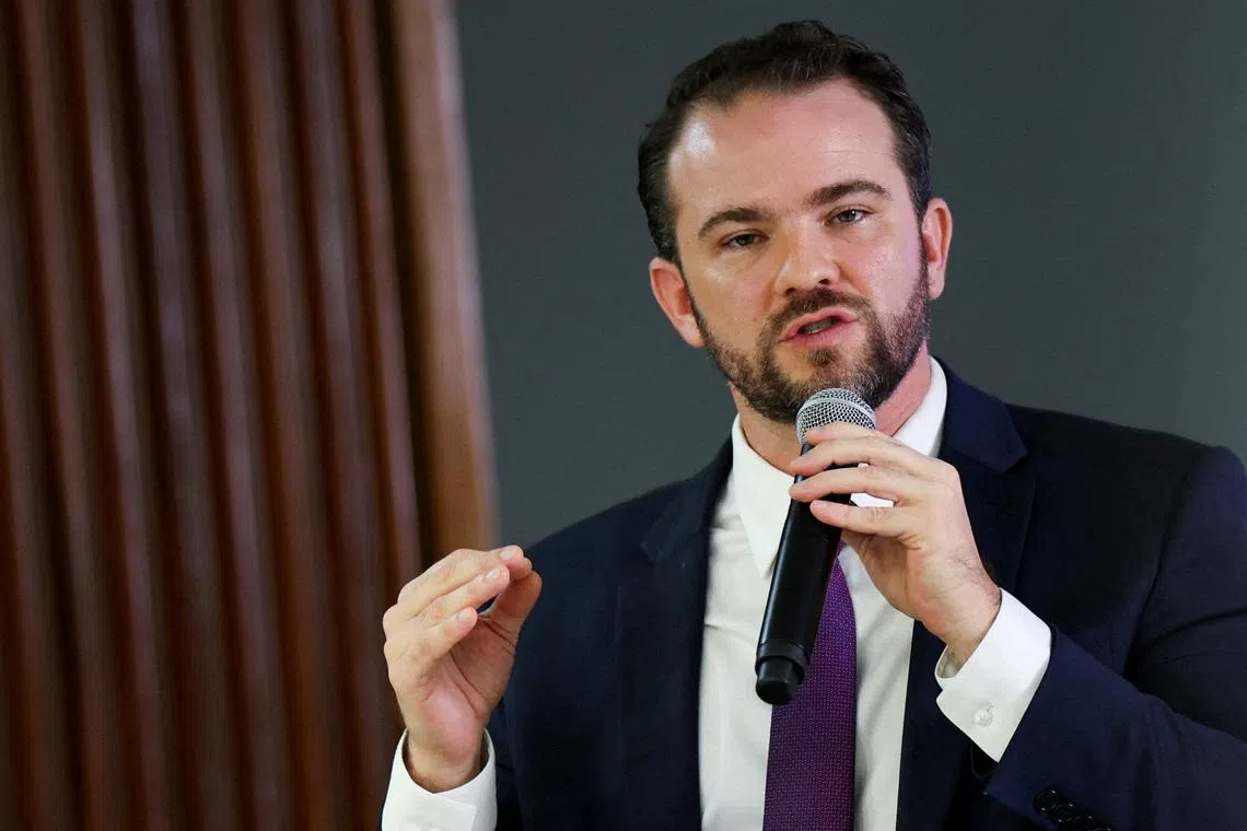 Brazil's Finance Minister Dario Durigan speaks during a ministerial meeting at the Planalto Palace in Brasilia, Brazil, March 31, 2026. REUTERS/Adriano Machado
