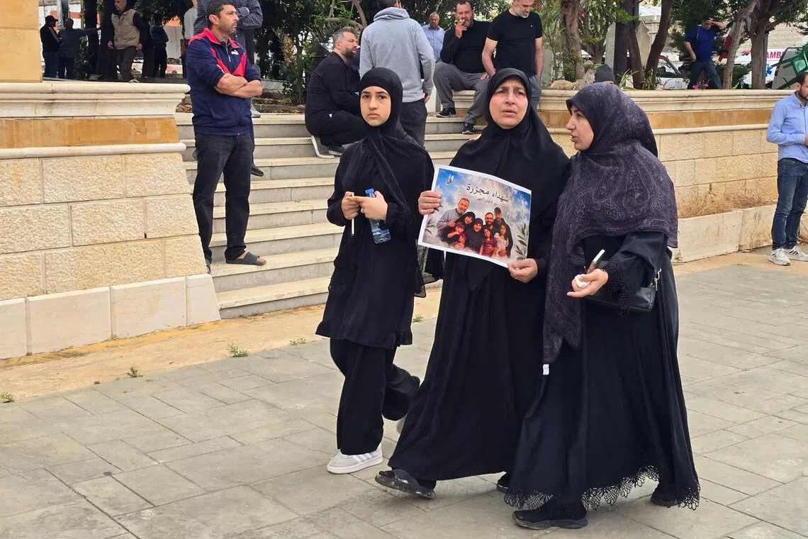 Lebanese bury victims of deadliest Israeli strike since ceasefire