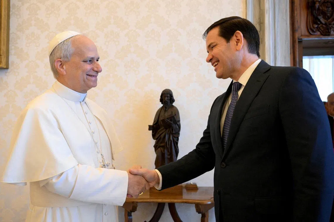 US-Außenminister Rubio trifft Papst Leo inmitten anhaltender Trump-Vatikan-Spannungen
