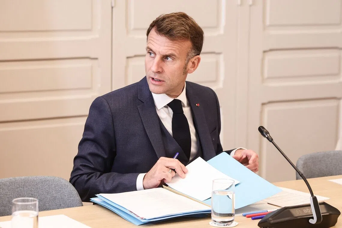 France working with EU countries on Ukraine financing solution, says Macron