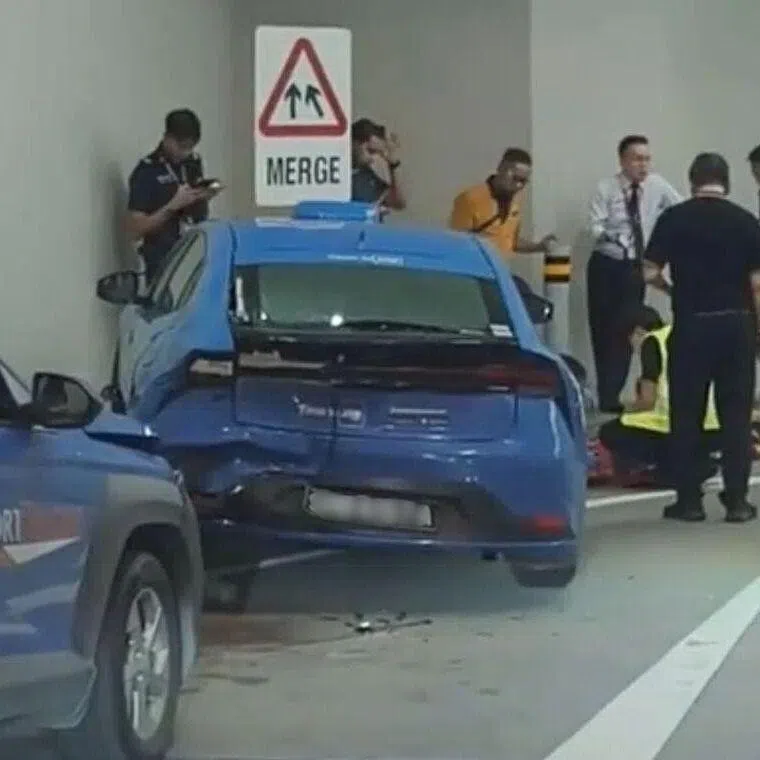The accident involving two ComfortDelGro taxis happened around midnight on June 12.