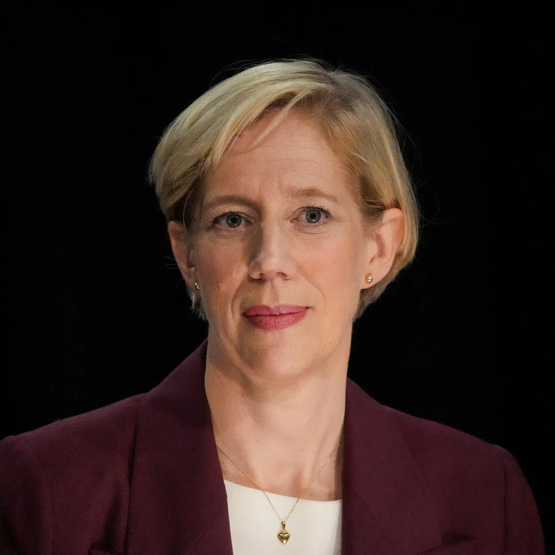 Newly appointed governor of Reserve Bank of New Zealand Anna Breman looks on during an announcement at the parliament, in Wellington, New Zealand, September 24, 2025. REUTERS/Marty Melville