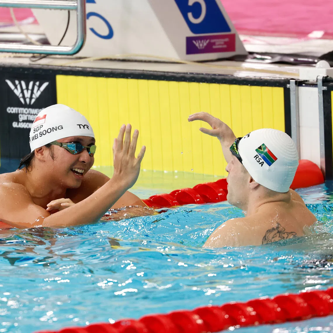 Commonwealth Games 2026 – Swimming - Men's 50M Freestyle S7 - Final – Tollcross International Swimming Centre, Glasgow, Scotland - 20260729
Singapore’s Toh Wei Soong wins the Silver medal. Mandatory Credit: Commonwealth Games Singapore/ Lim Weixiang