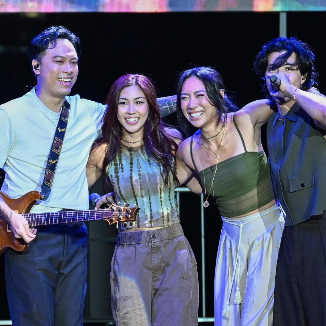The Sam Willows reunited during band member Benjamin Kheng’s set.