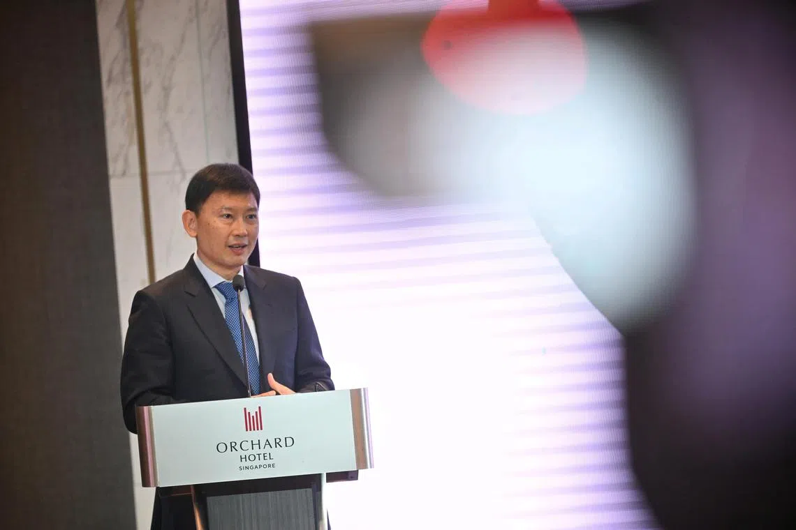 National Development Minister Chee Hong Tat announced the Built Environment Decarbonisation Technology Roadmap at the Singapore Green Building Council Gala Dinner on July 11.