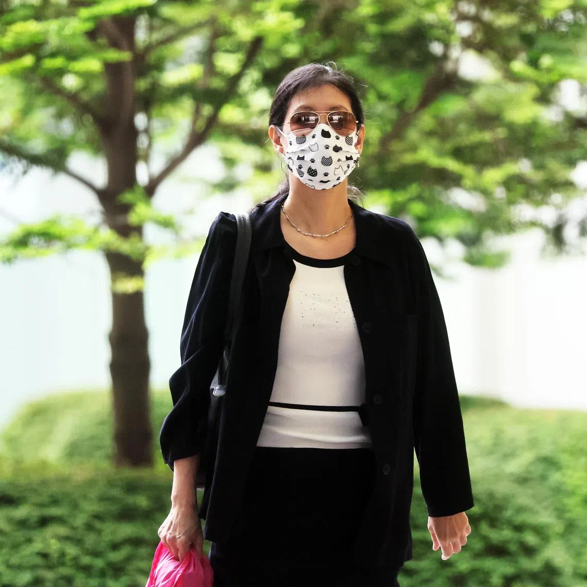 ID confirmed by Photog Kelvin Chng, Andrew ST and Mathew Zaobao//

Ow Elaine Michele arriving at State Courts on Feb 15, 2024//

1. Ow Elaine Michele: She was the driver of a car involved in a tiff with a cyclist. 
The cyclist turned out to be a lawyer.

 Pleading guilty at 11am in 11B (Andrew)

An earlier report: https://www.straitstimes.com/singapore/courts-crime/2-women-believed-to-be-the-ones-caught-on-video-in-east-coast-road-altercation-face-charges