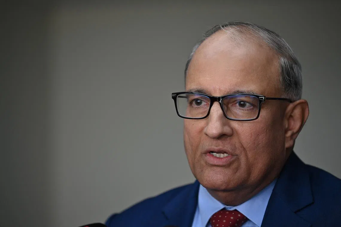 Mr S. Iswaran will have no access to any official resources and government buildings during this time.