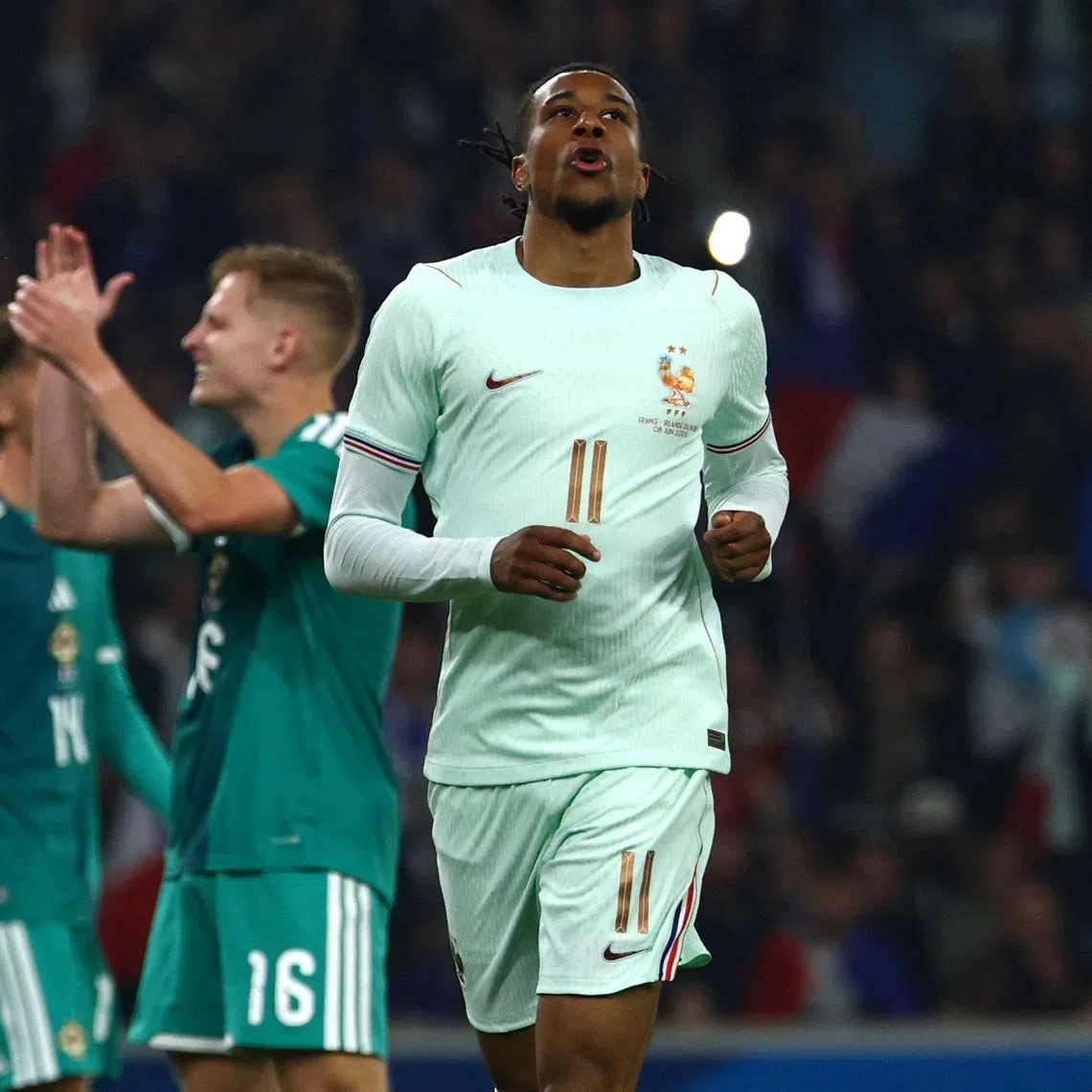 Michael Olise continued his rise as one of Les Bleus’ key attacking weapons in their warm-up game against Northern Ireland.