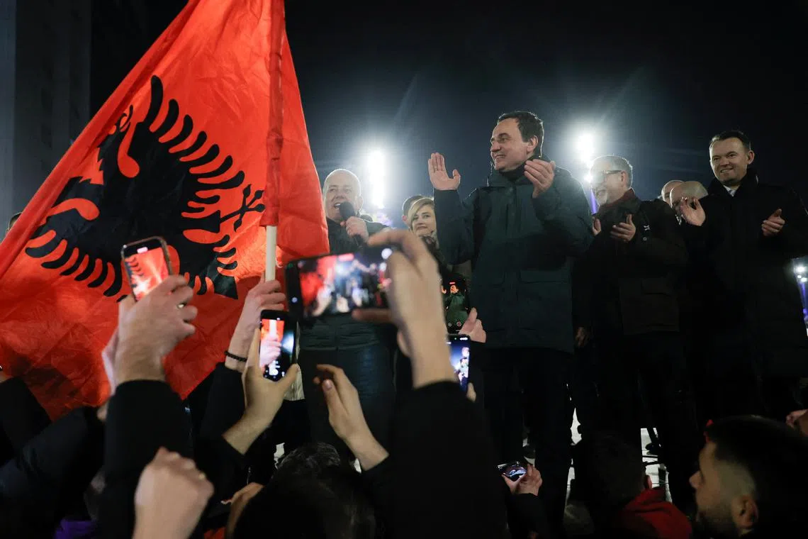 Kosovo's ruling party set to come first in election