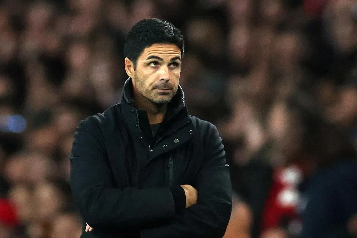 Mikel Arteta's Arsenal have accumulated three red cards in just eight Premier League games this season.