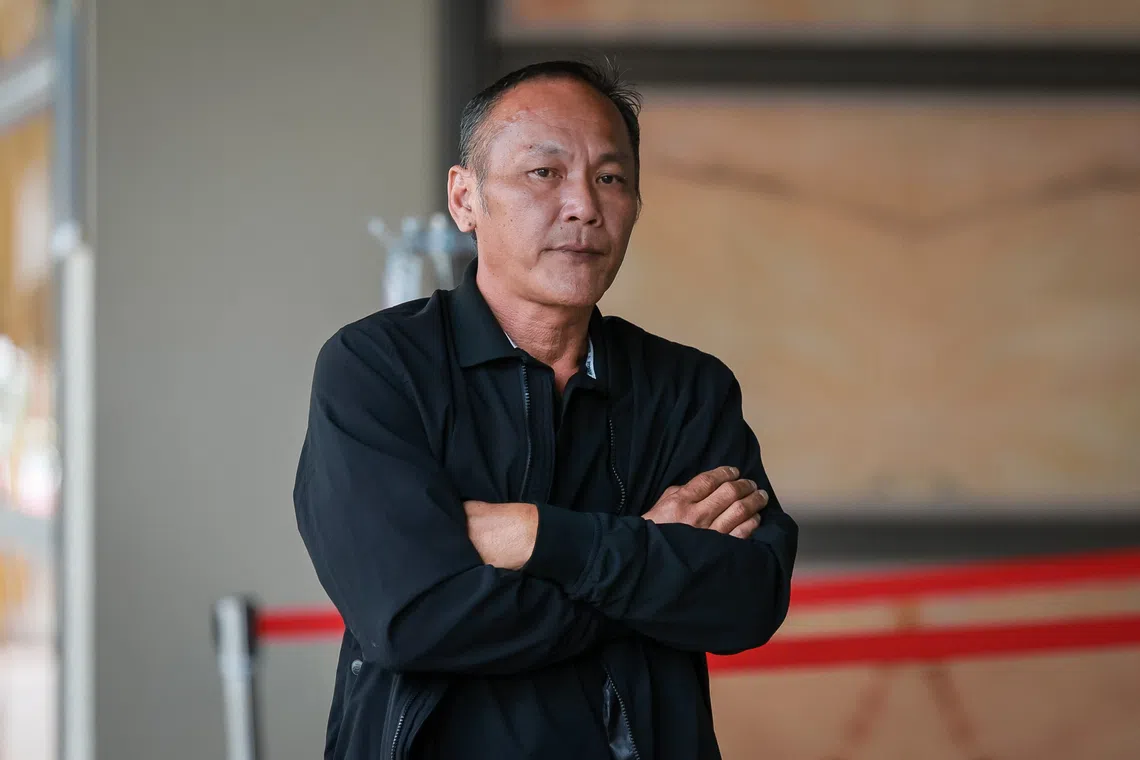 Koh Lee Hwa, 49, leaving the Supreme Courts on July 31.