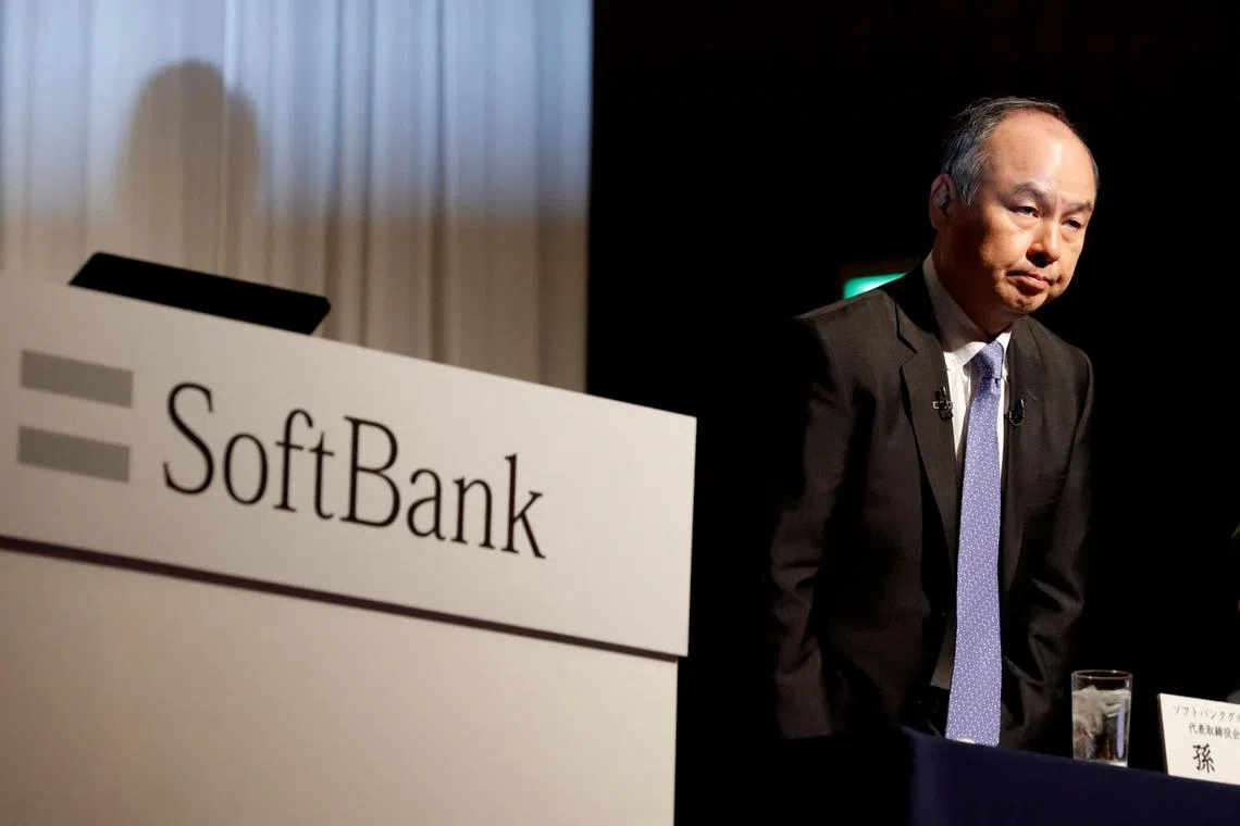 SoftBank's first earnings report without founder Masayoshi Son went a lot like those he presided over the past few years: The Japanese conglomerate lost billions of dollars on failed start-up bets. 