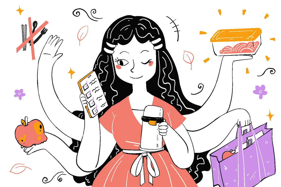 Whether you're at the grocery store, hawker centre or mall, small mindful choices can go a long way in reducing waste.