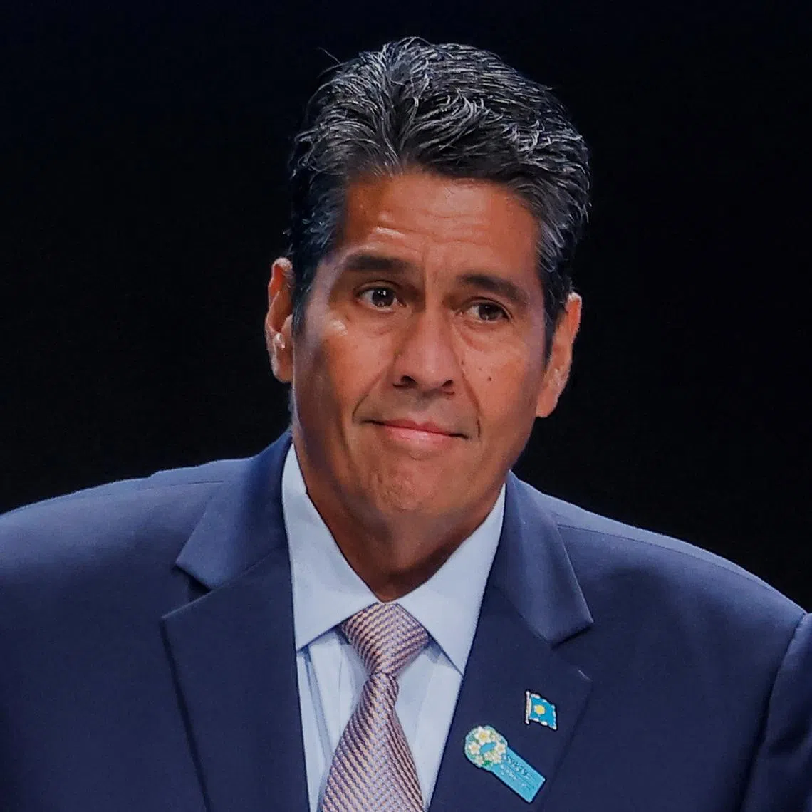 FILE PHOTO: President of Palau, Surangel Samuel Whipps Jr., delivers a statement during the United Nations climate change conference COP29, in Baku, Azerbaijan November 19, 2024 REUTERS/Maxim Shemetov/File Photo