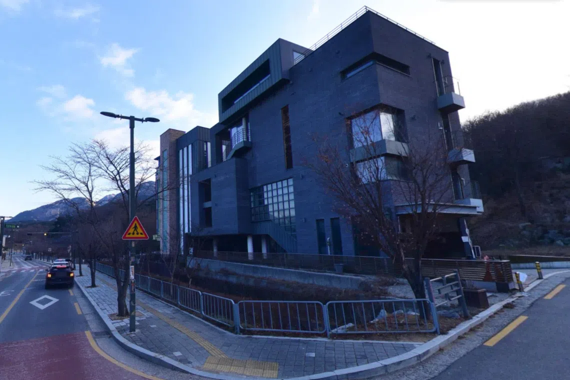 A curator said most of the artifacts listed on a sign put outside the Korea Museum (pictured) appeared to originate from southern China.