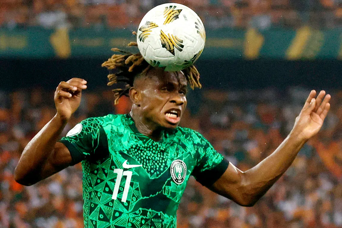 Soccer Football - Africa Cup of Nations - Final - Nigeria v Ivory Coast - Stade Olympique Alassane Ouattara, Abidjan, Ivory Coast - February 11, 2024 Nigeria's Samuel Chukwueze in action REUTERS/Luc Gnago