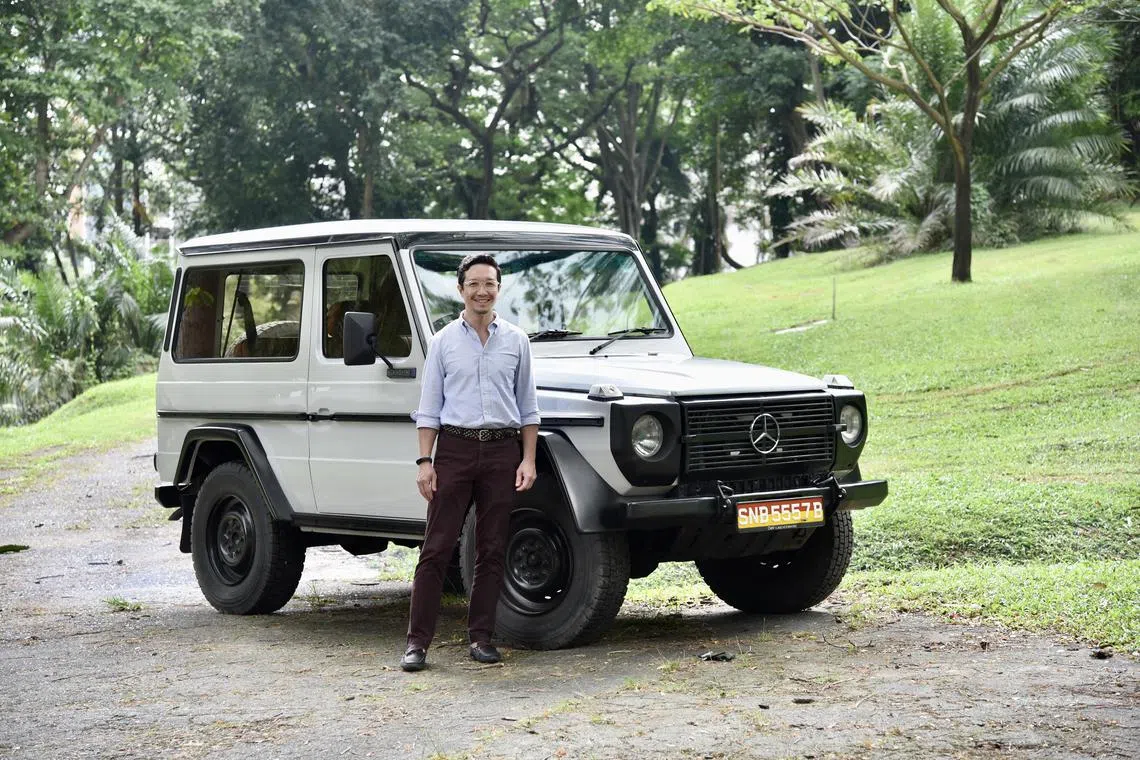 Mr Dexter Say has yet to start restoring his 1983 Mercedes-Benz G-class, which he bought in April 2022. 