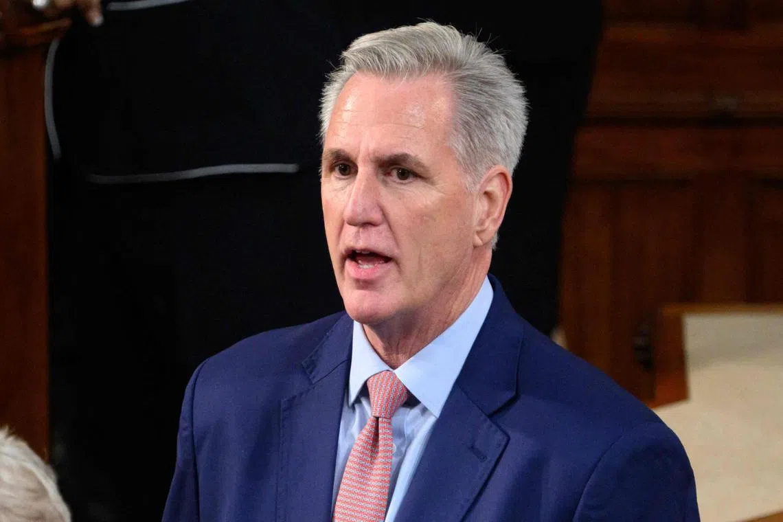 Republican leader Kevin McCarthy failed to win the vote of the simple majority of the chamber.