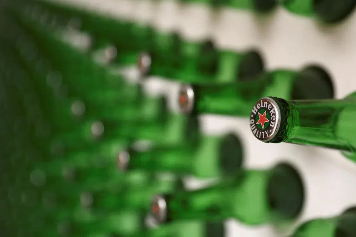 Heineken has faced social media calls for a boycott after a report that the brewer was continuing to do business in Russia.